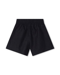 Short en toile de lin - Bleu Amiral