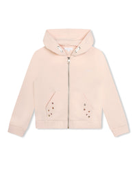 Cardigan à capuche en molleton - Boudoir