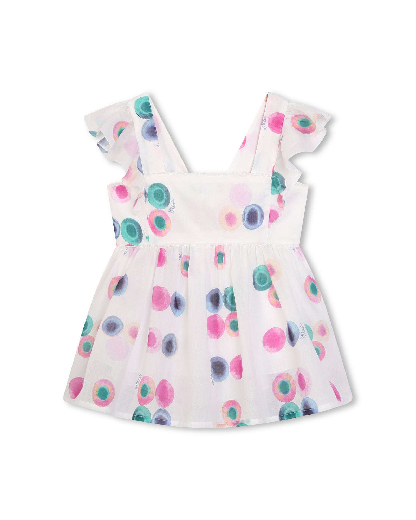 Blouse à bretelles volantée - Multico