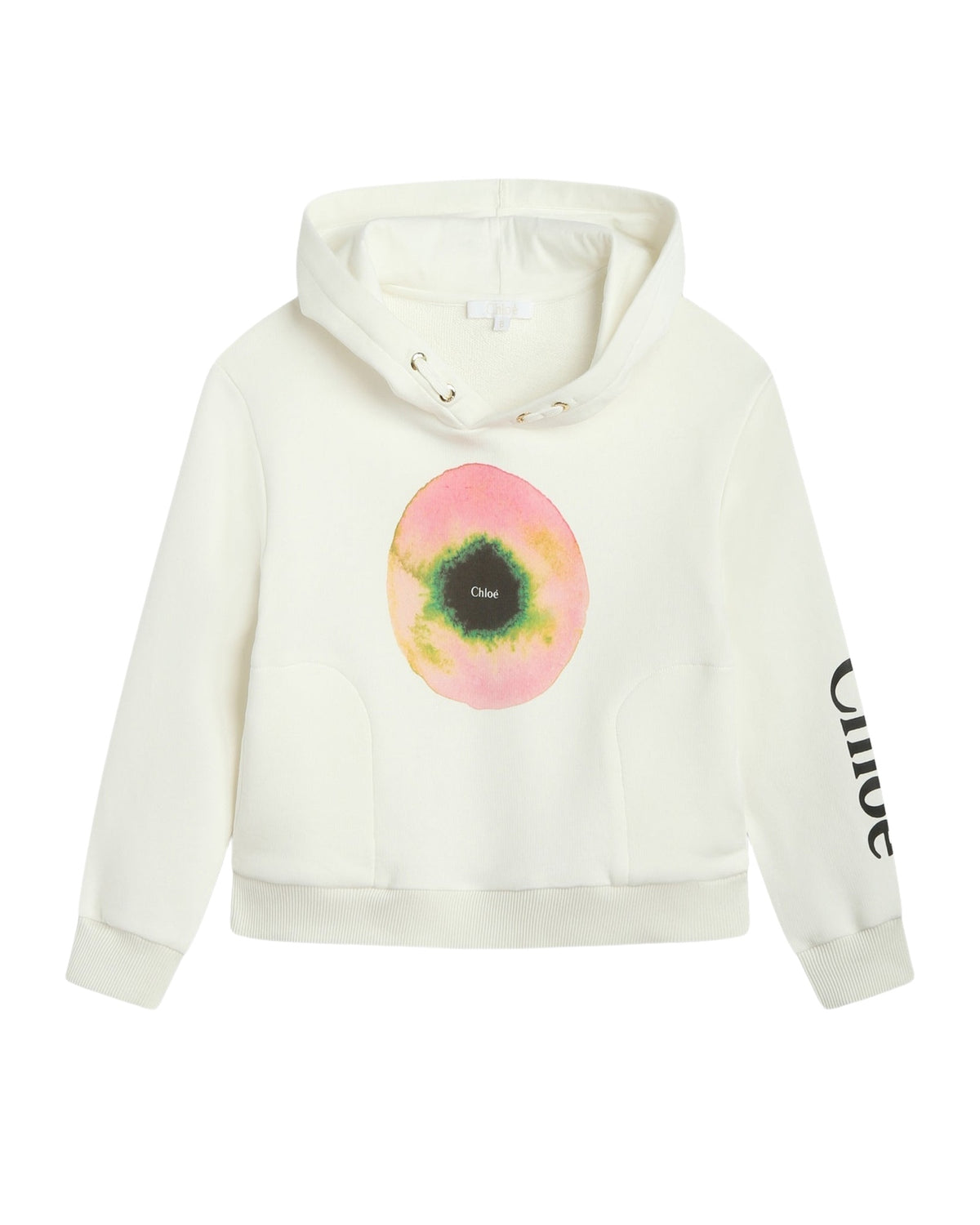 Sweatshirt à capuche en molleton - Offwhite
