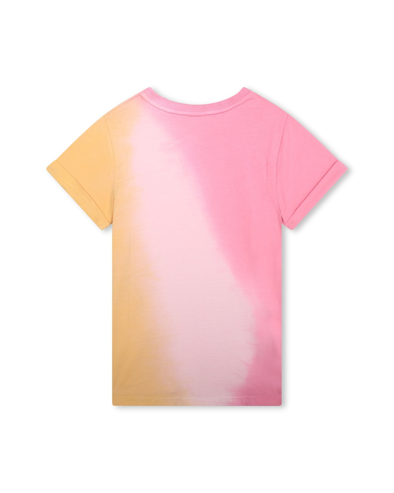 Short-sleeved T-shirt - Pink Yellow
