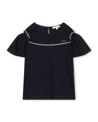 T-shirt à manches courtes - Bleu Amiral