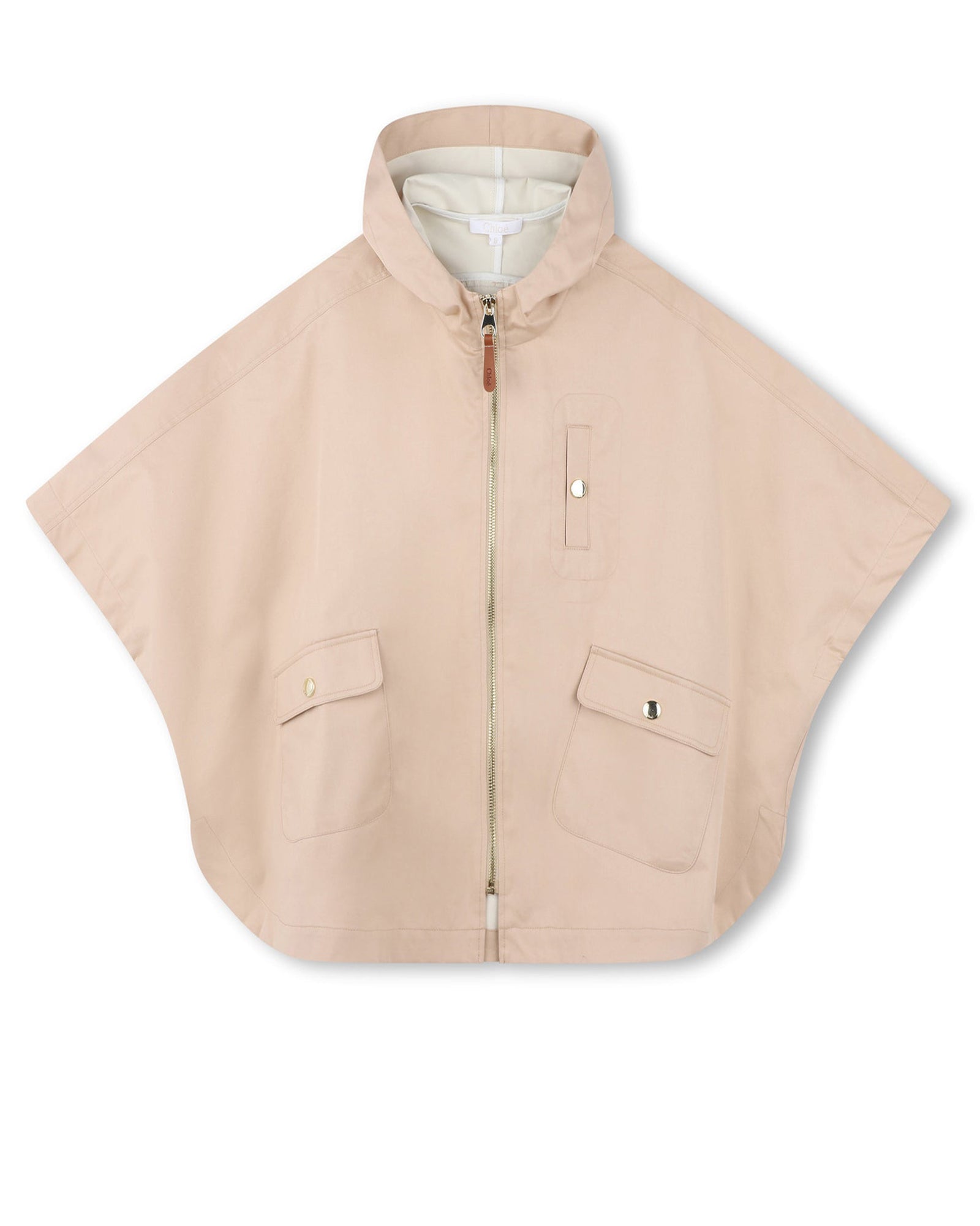 Cape à capuche en twill - Petit Beurre
