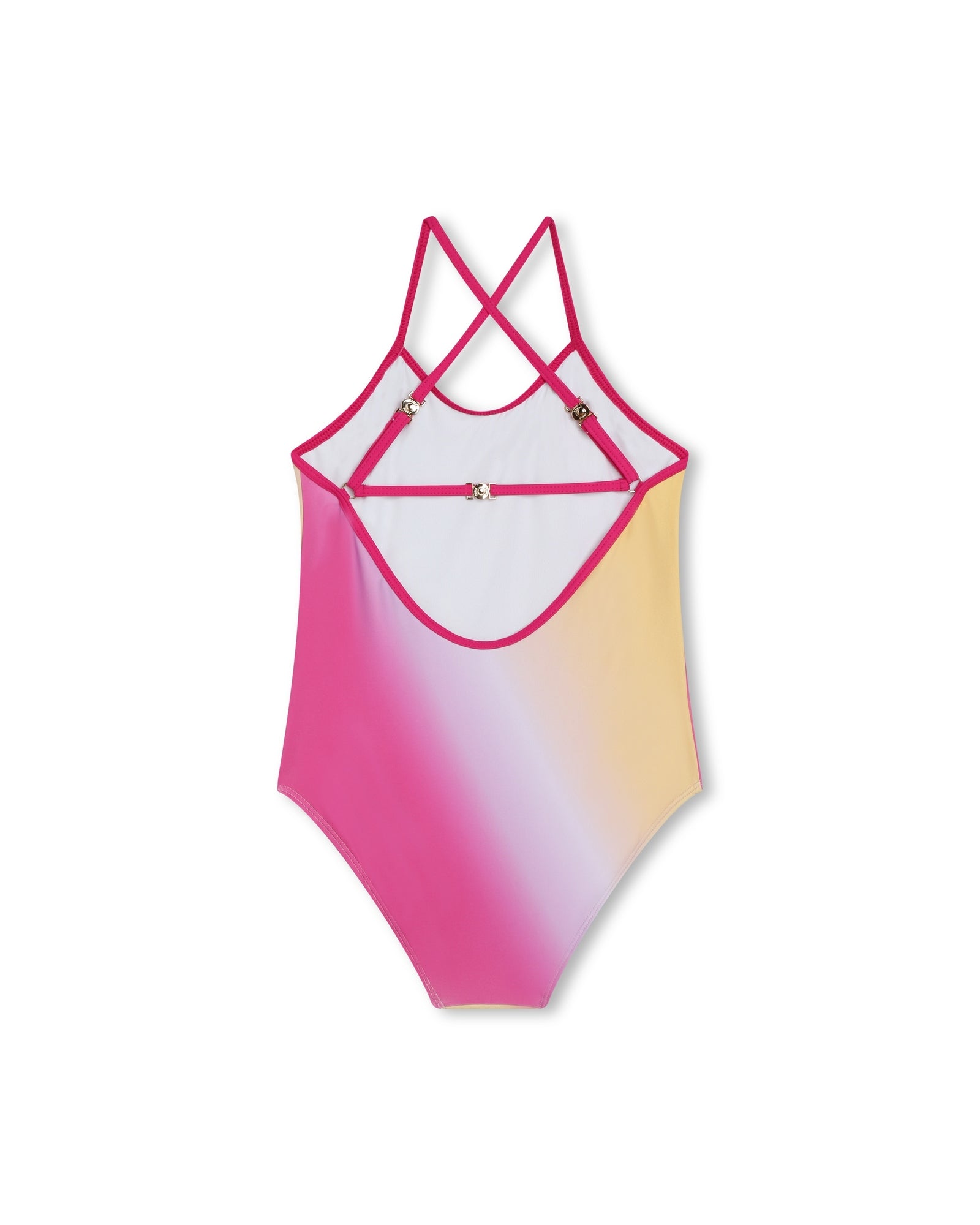 Maillot de bain 1 pièce - Rose Jaune