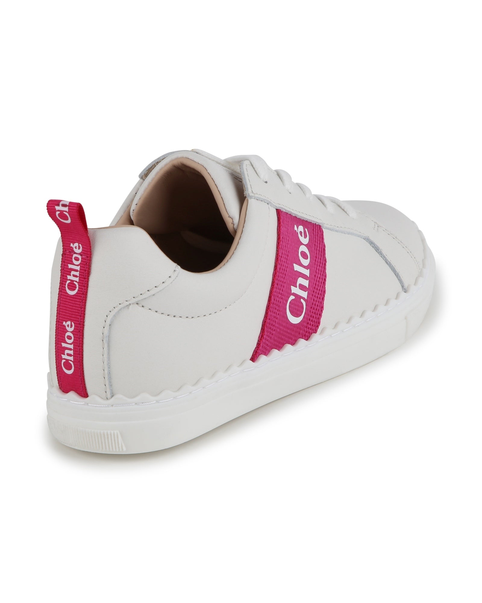 Sneakers basses en cuir - Offwhite