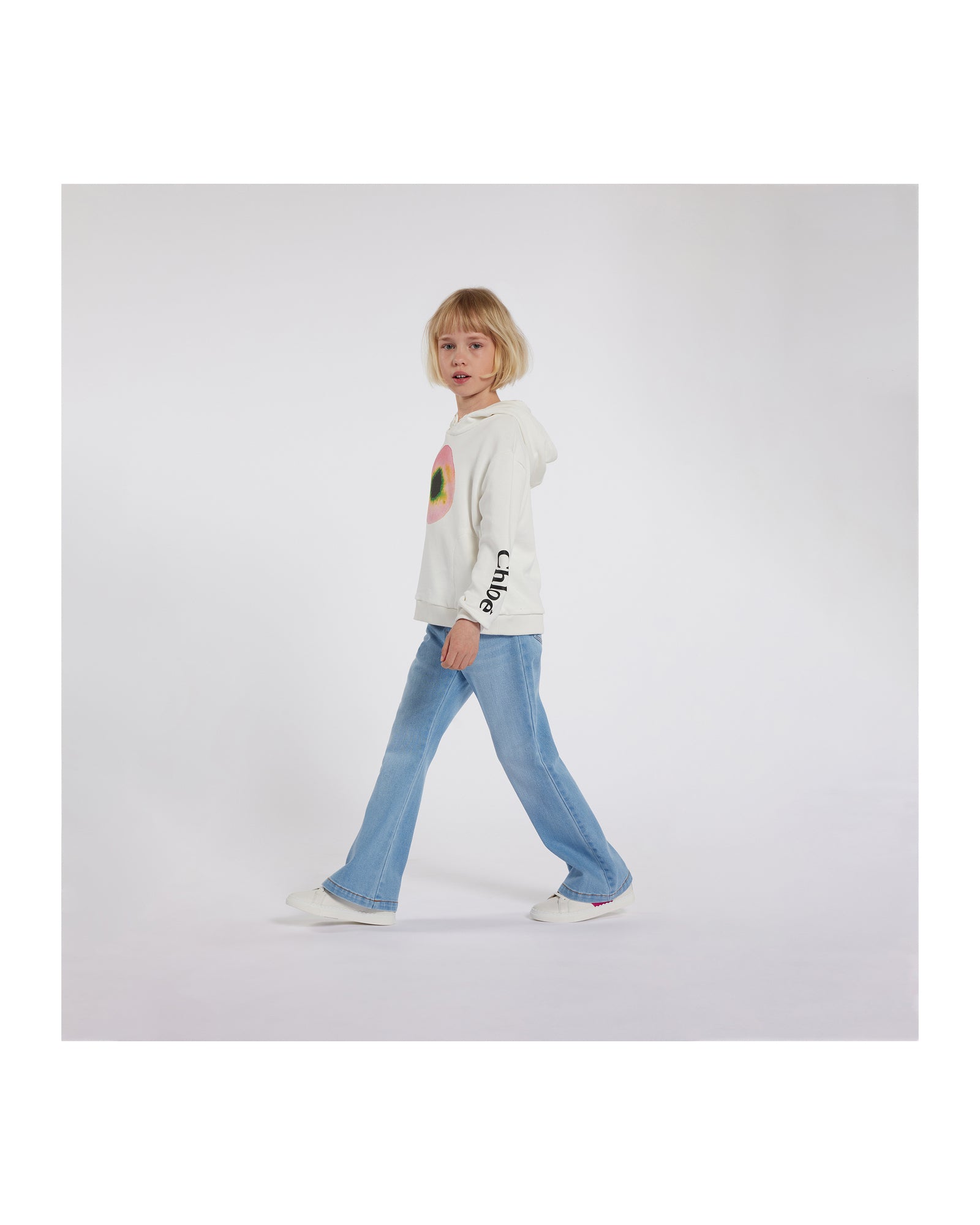 Sneakers basses en cuir - Offwhite