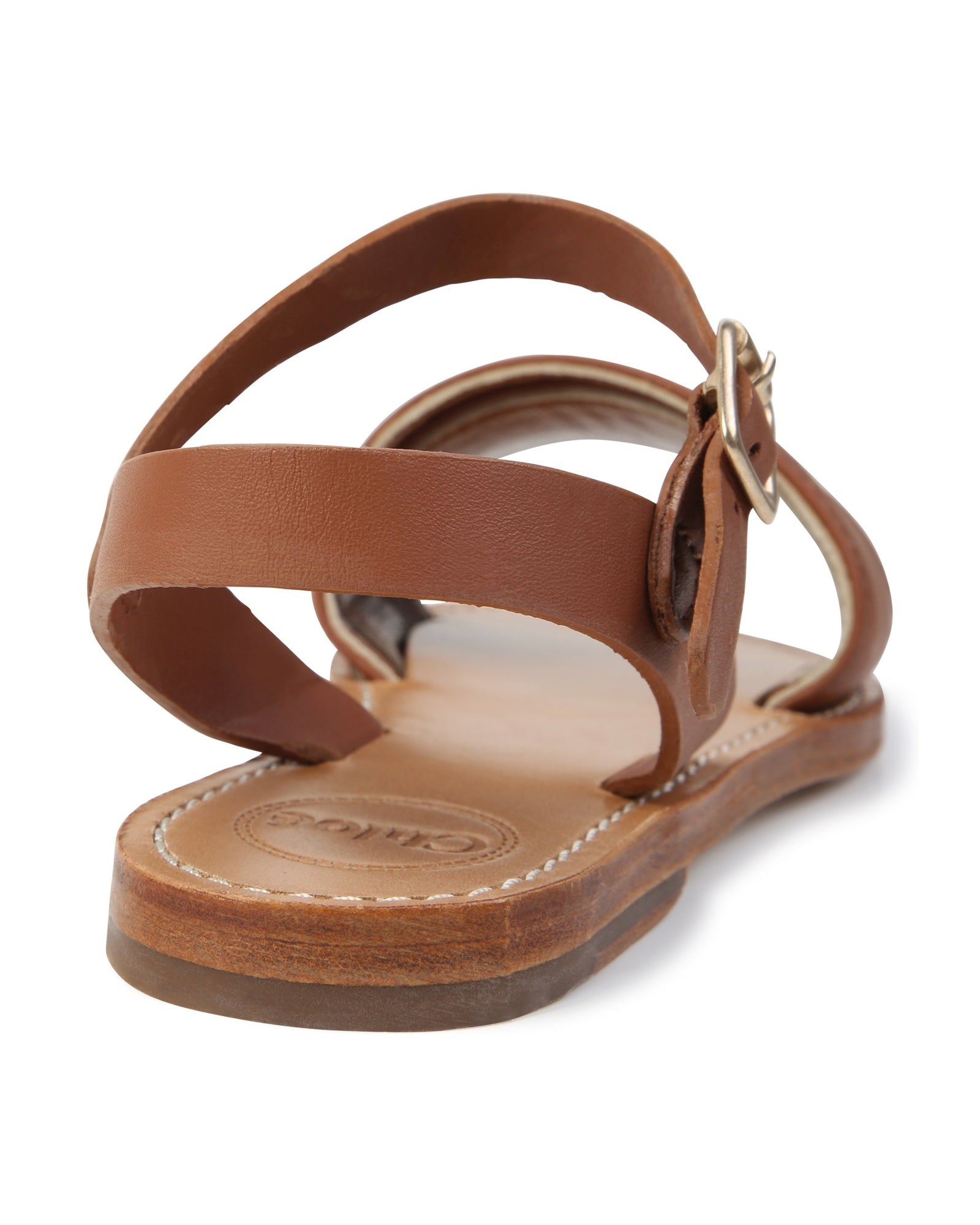 Leather sandals - Dark brown