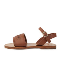 Leather sandals - Dark brown