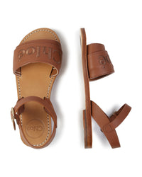 Leather sandals - Dark brown