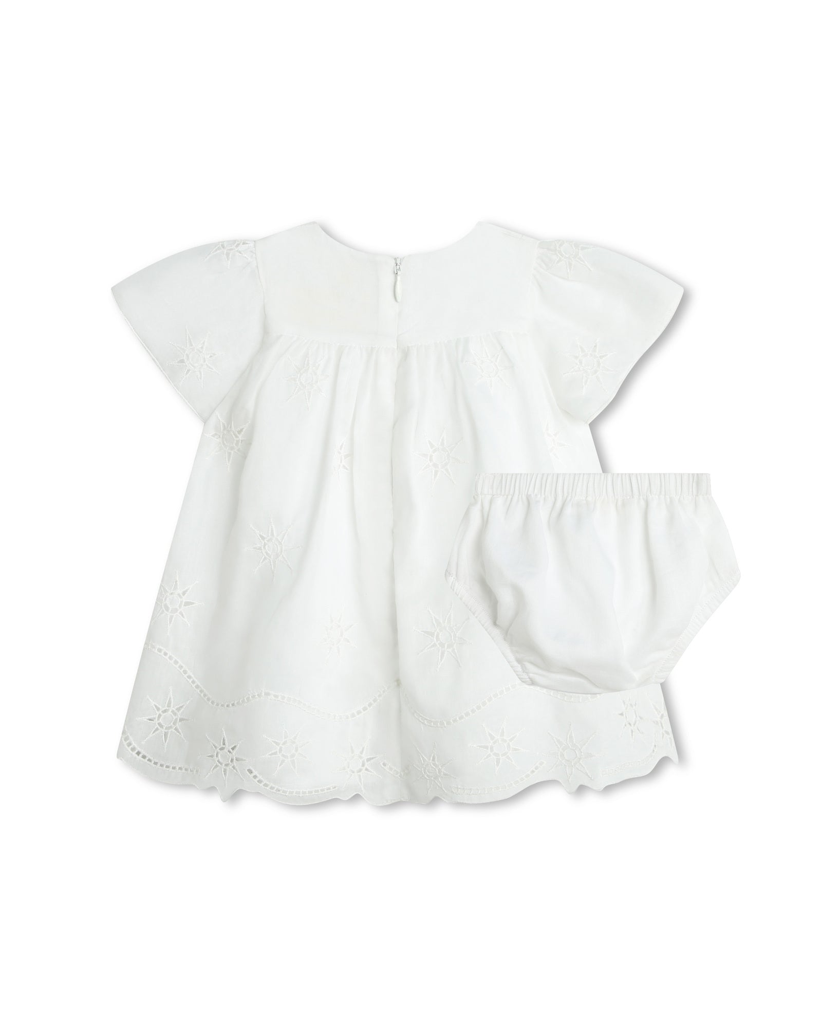 Ensemble robe et bloomer - Off White