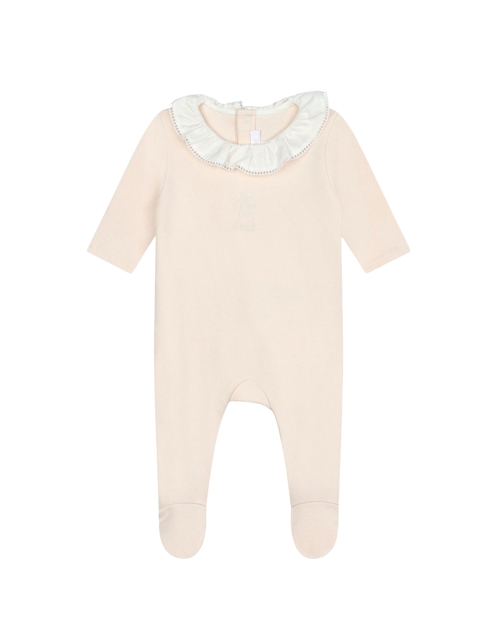 Cotton pyjamas with embroidery - Églantine
