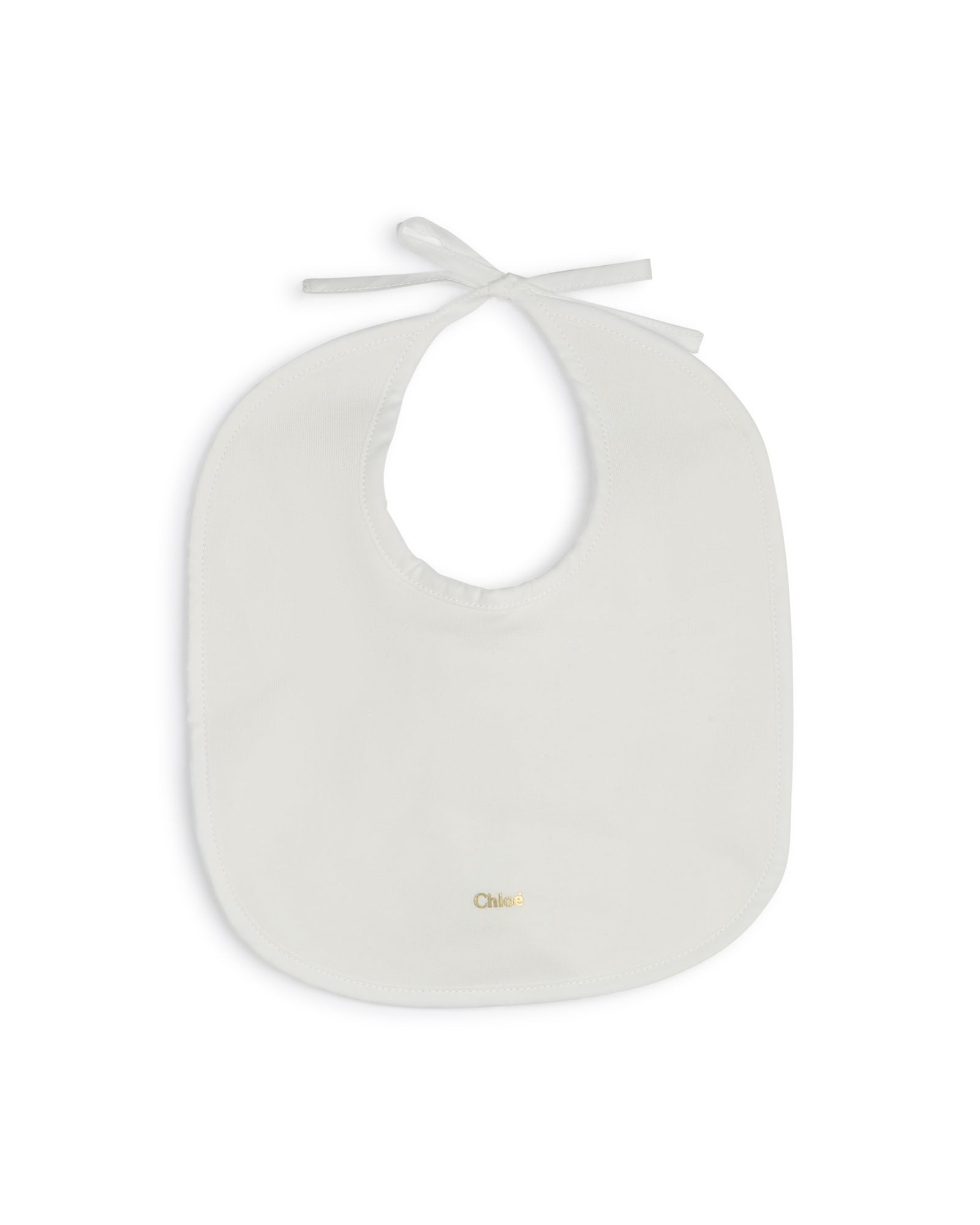 Ensemble pyjama et bavoir en coton - Offwhite