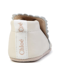 Chaussons en cuir - Offwhite