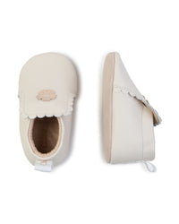Chaussons en cuir - Offwhite