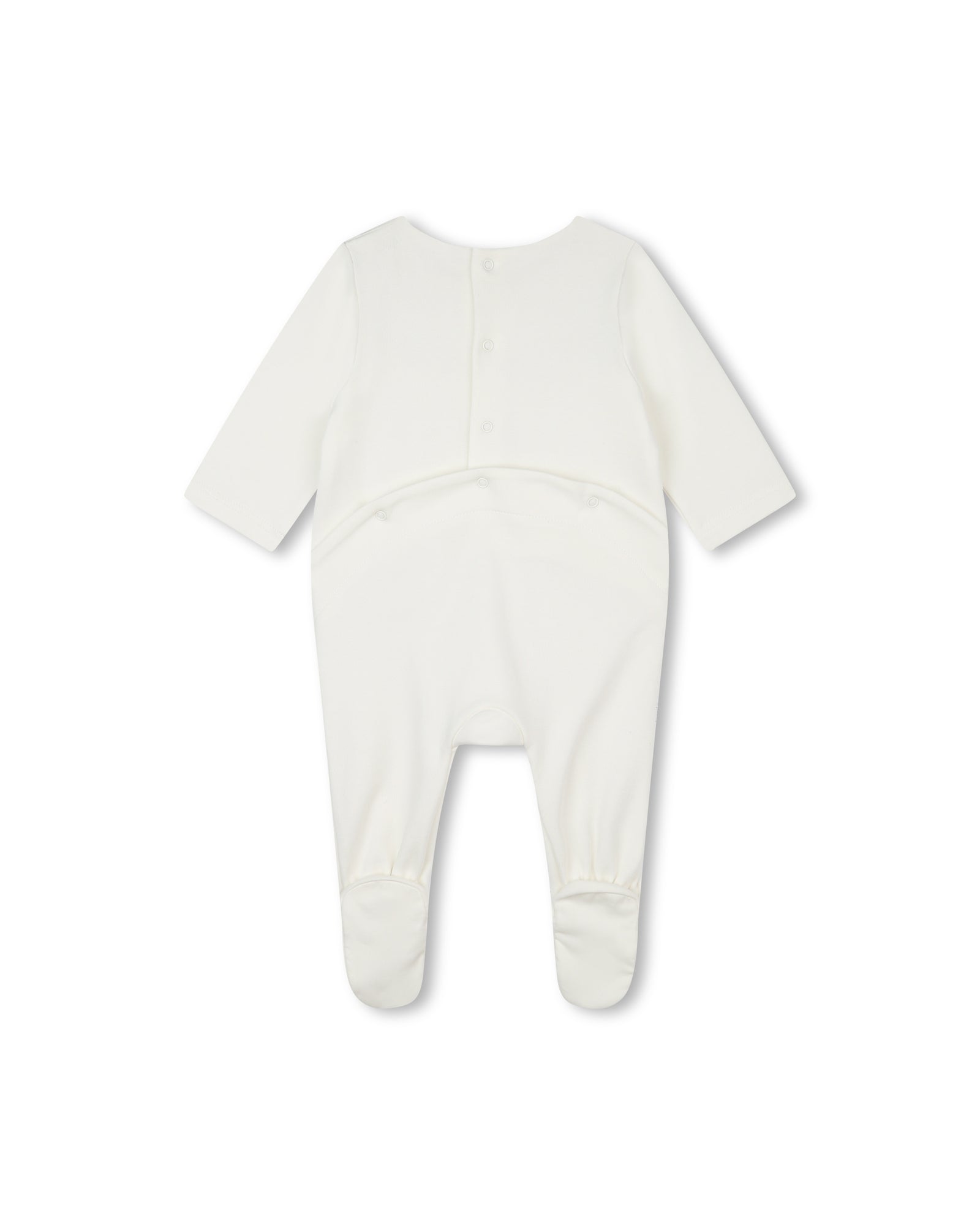 Pyjama doudou avec logo en coton - Off White