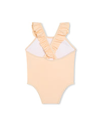 1-piece swimming costume with ruffles - Boudoir
