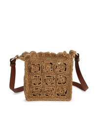 Sac bandoulière en raphia - Unique