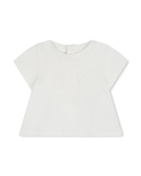 Ensemble t-shirt et bloomers - Rose Blanc