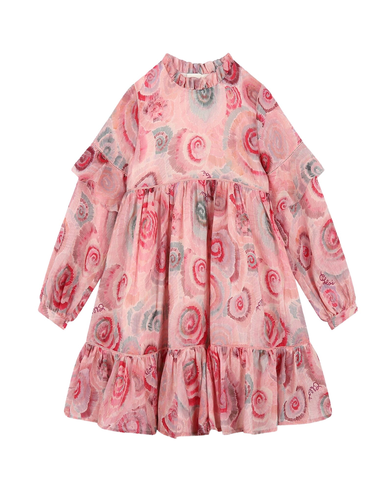 Robe à zip en laine - Rose Vert