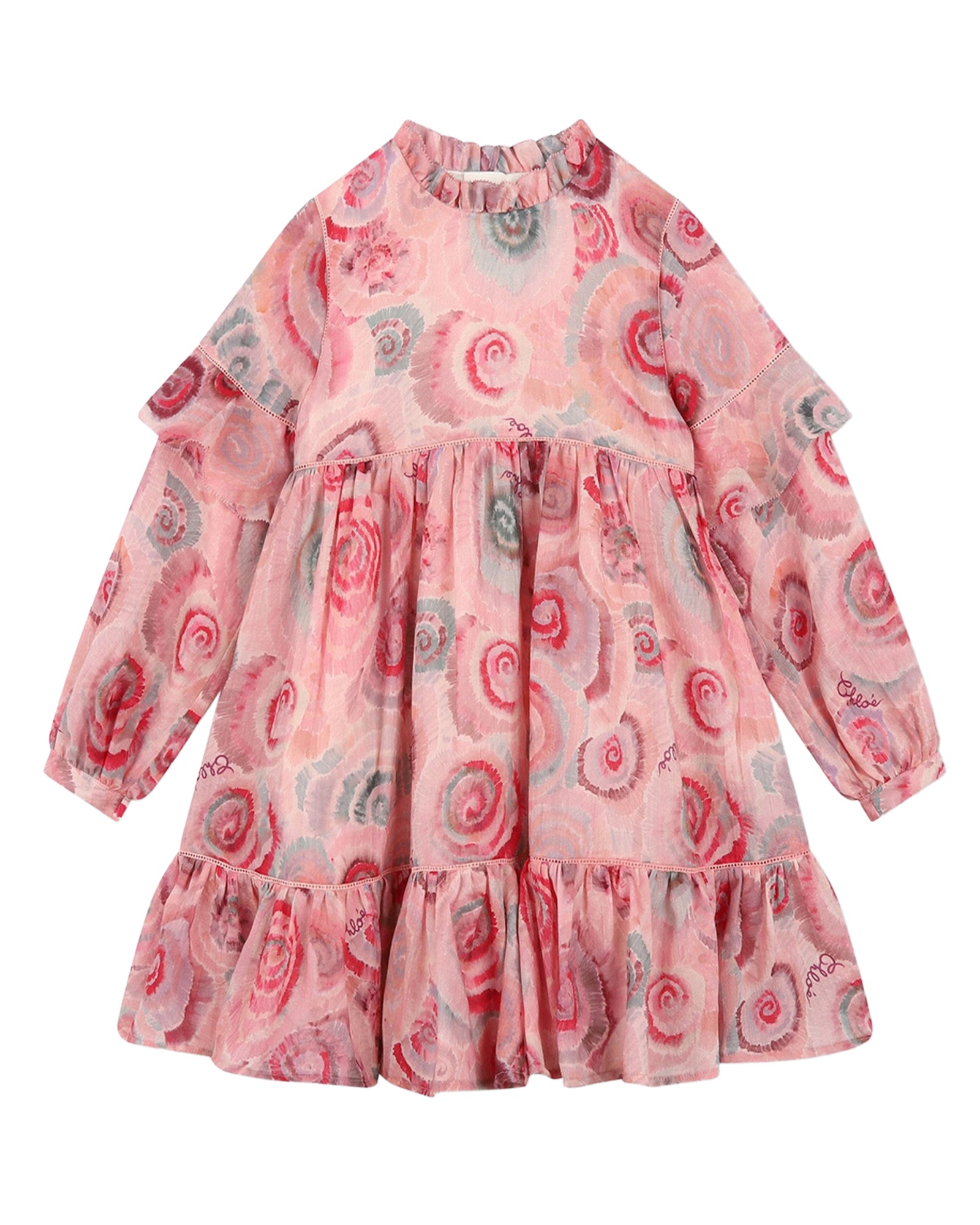 Robe à zip en laine - Rose Vert