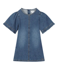 Denim zip dress - Denim Blue