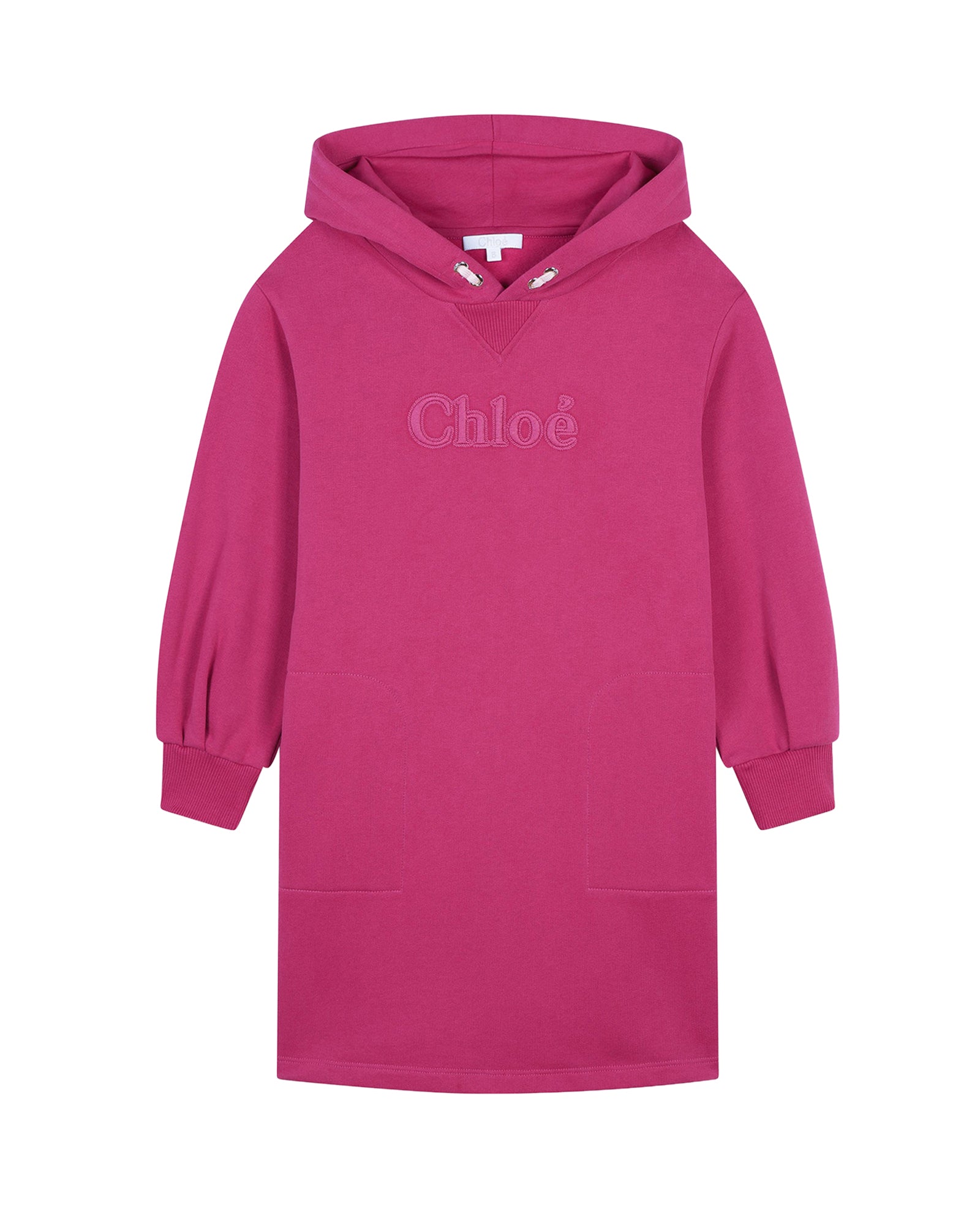 Robe à capuche à poches en coton - Cyclamen