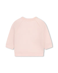 Sweatshirt à pressions en molleton - Bois de Rose