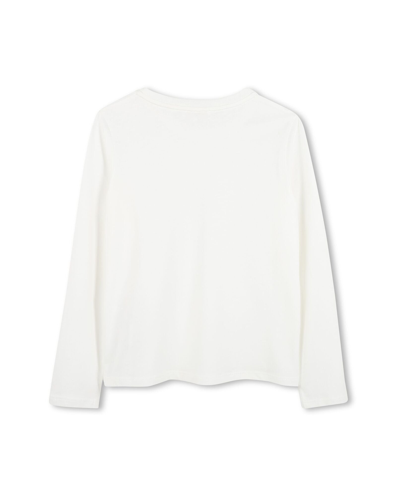 Embroidered cotton T-shirt - Off White