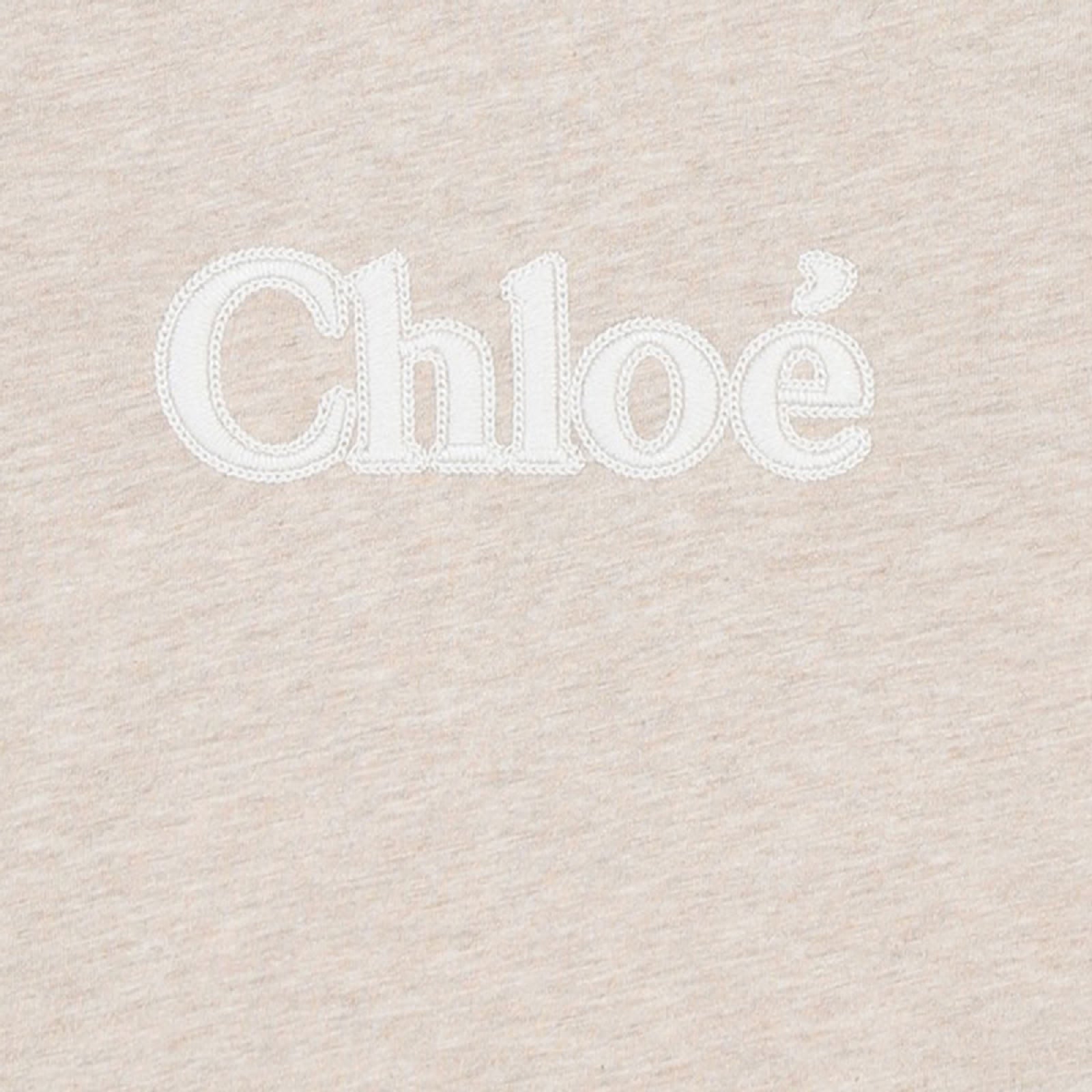 T-shirt manches longues en coton - Beige Foncé