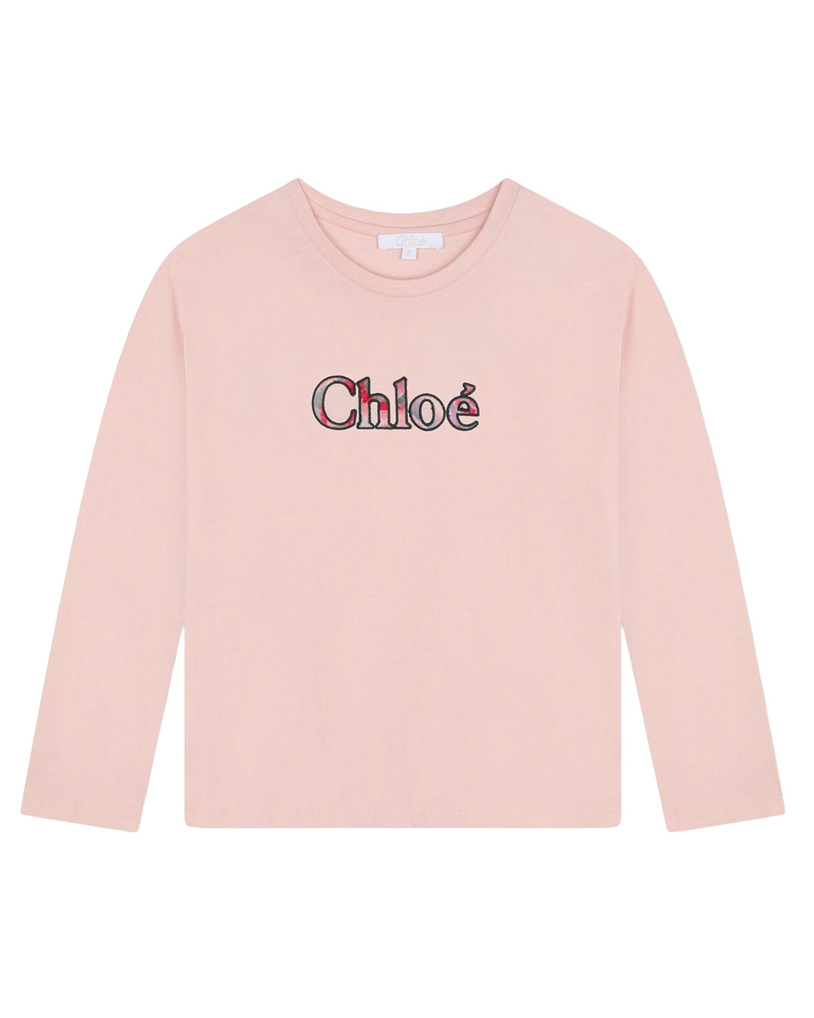 T-shirt à imprimé spirales en coton - Bois de Rose