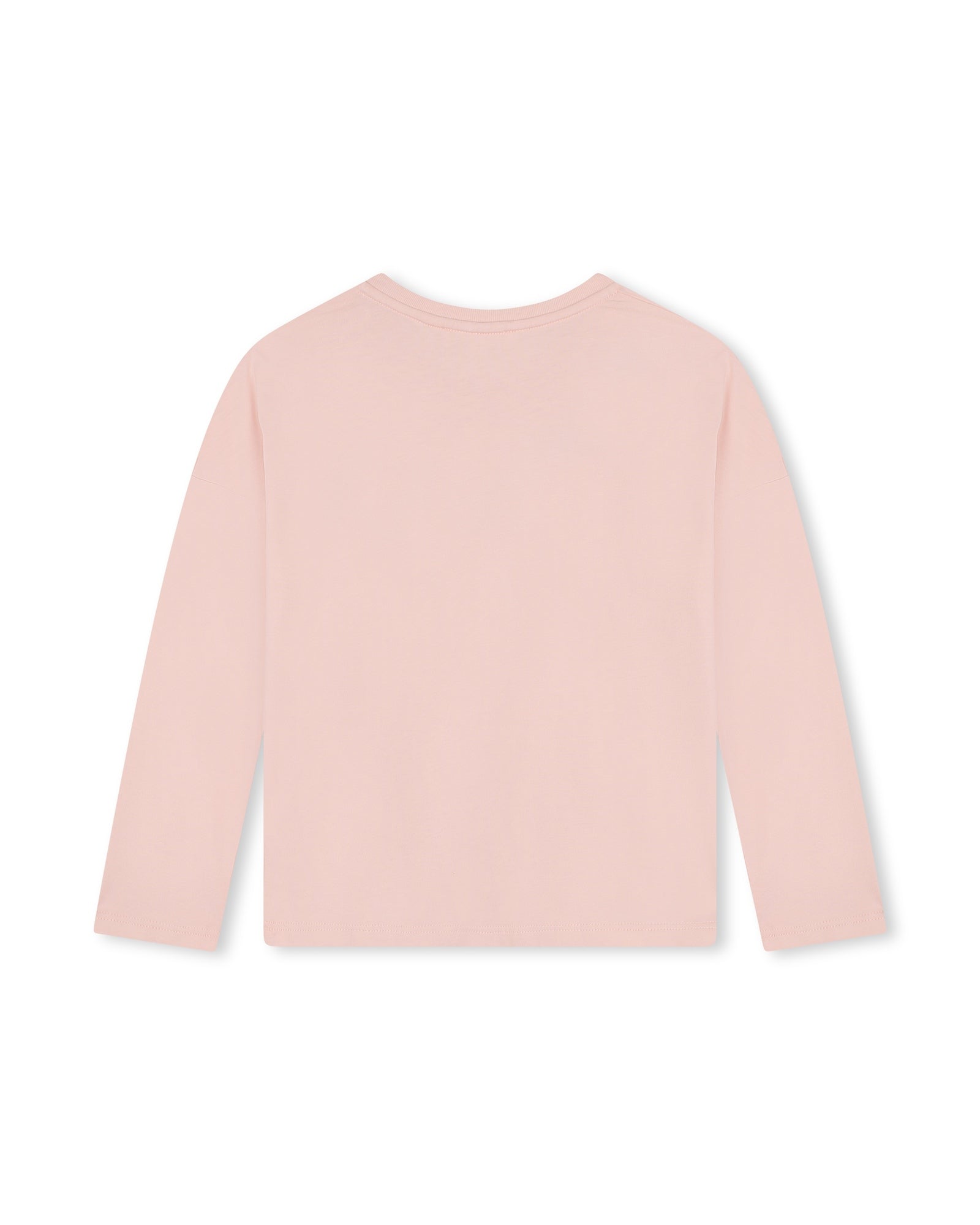 T-shirt à imprimé spirales en coton - Bois de Rose