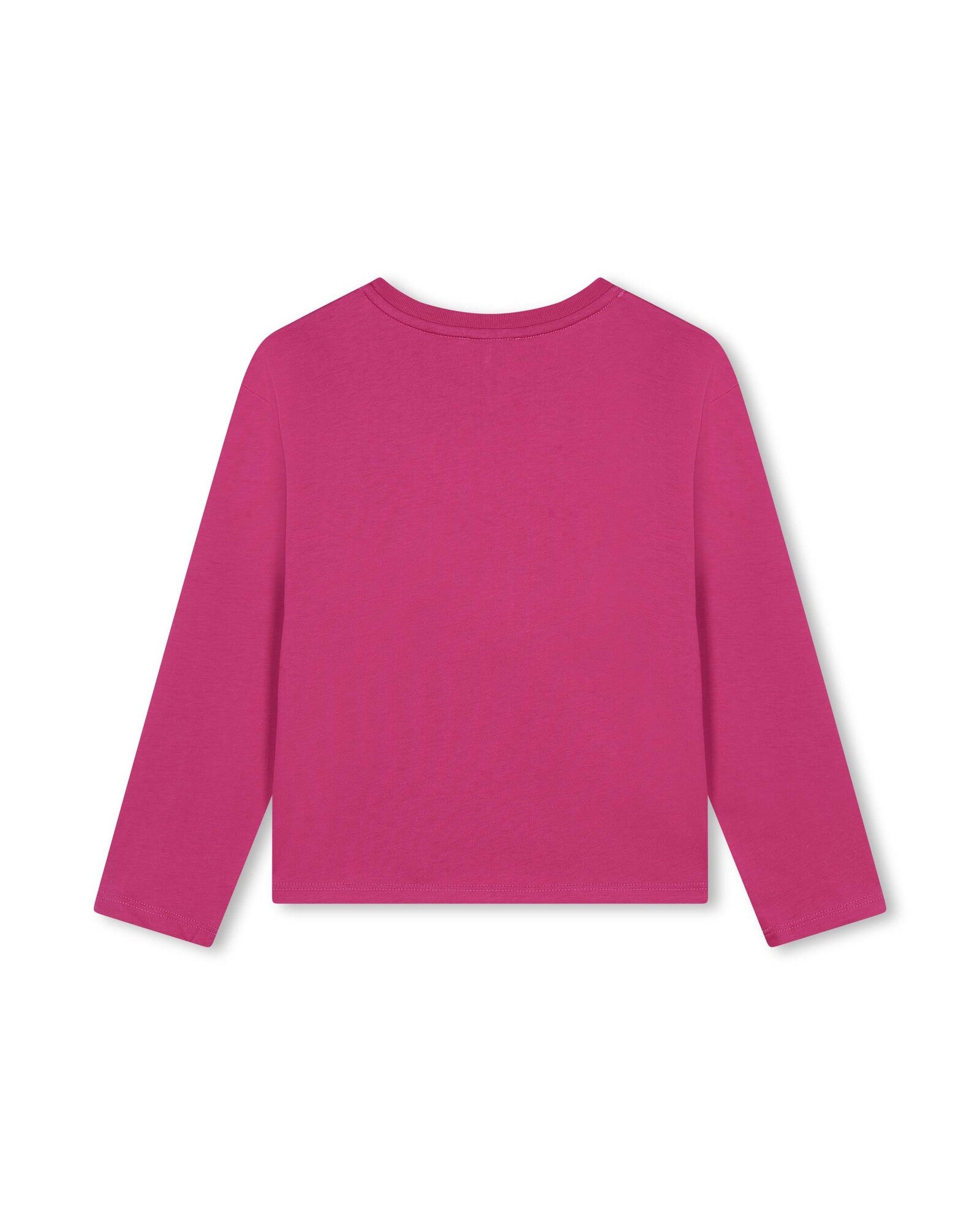 Cotton flower print T-shirt - Cyclamen