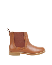 Embossed leather ankle boots - Leather