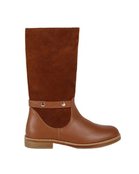 Bottes zippée en cuir - Cuir
