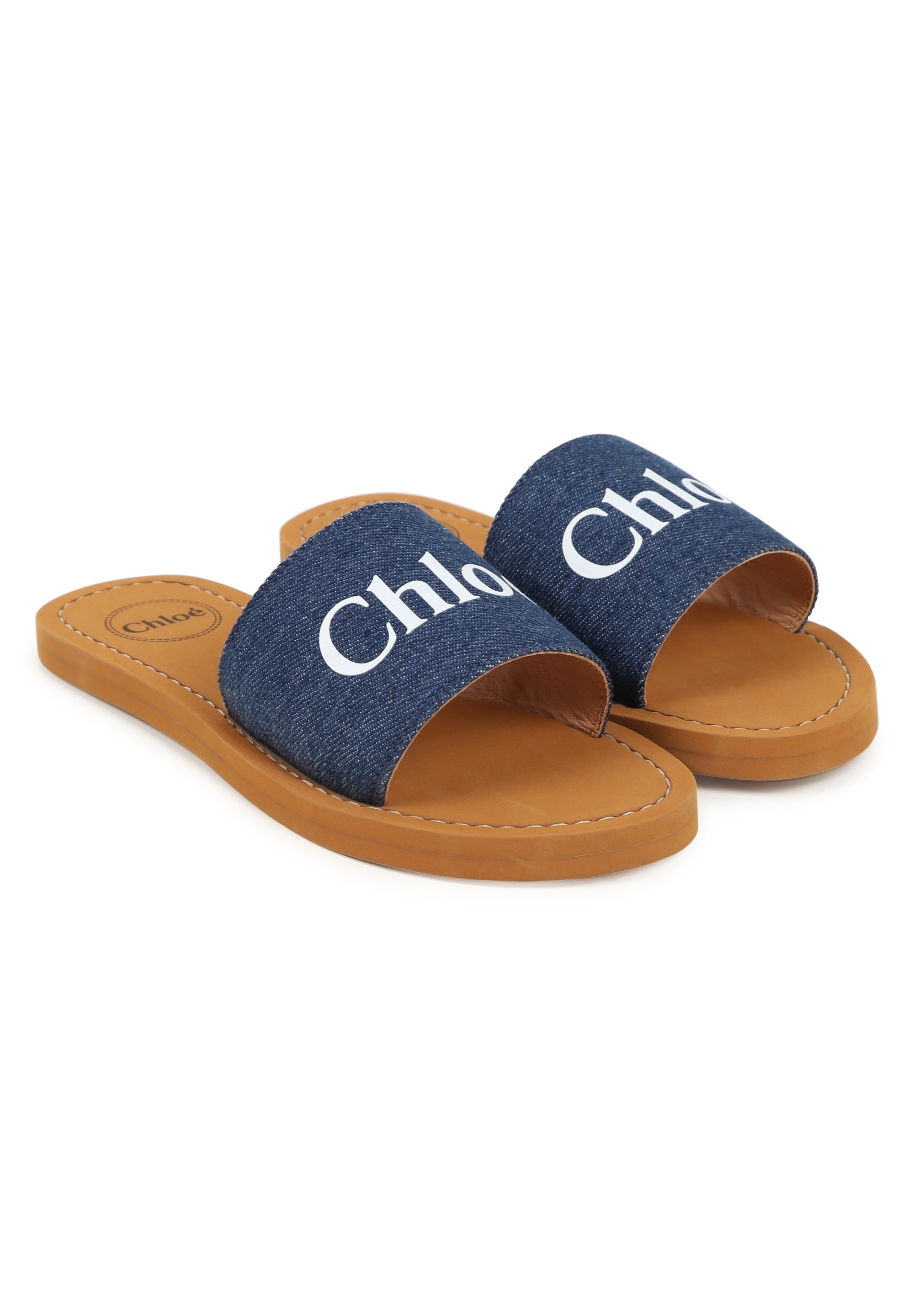 Mules en denim - Denim Blue