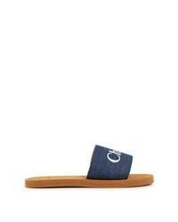 Mules en denim - Denim Blue