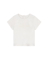 Short-sleeved cotton T-shirt - Off White