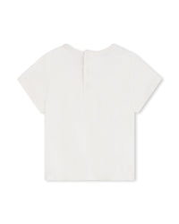 Short-sleeved cotton T-shirt - Off White