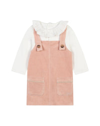 Ensemble t-shirt et short en coton - Rose Blanc