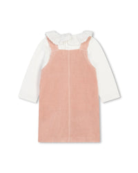Ensemble t-shirt et short en coton - Rose Blanc