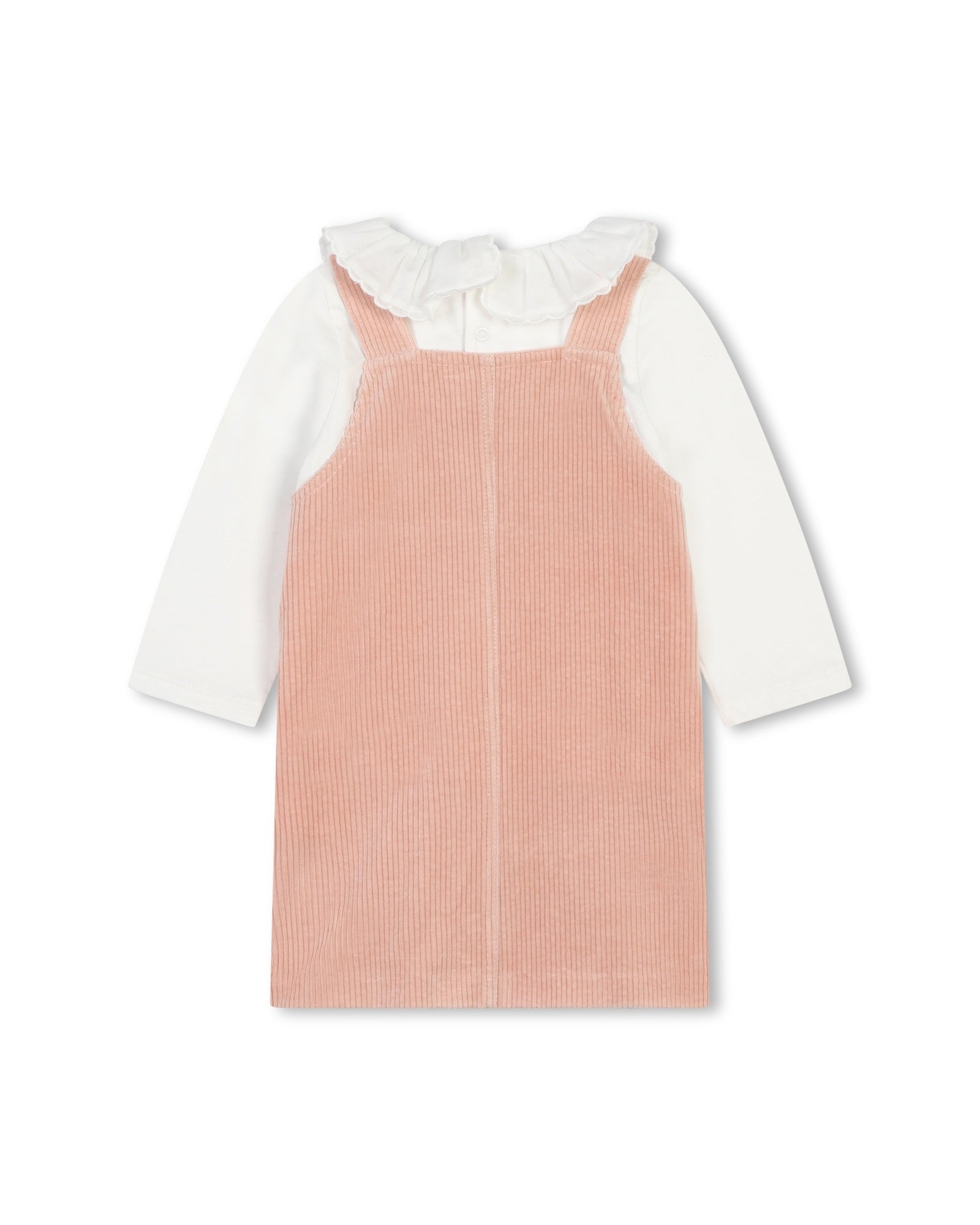 Ensemble t-shirt et short en coton - Rose Blanc