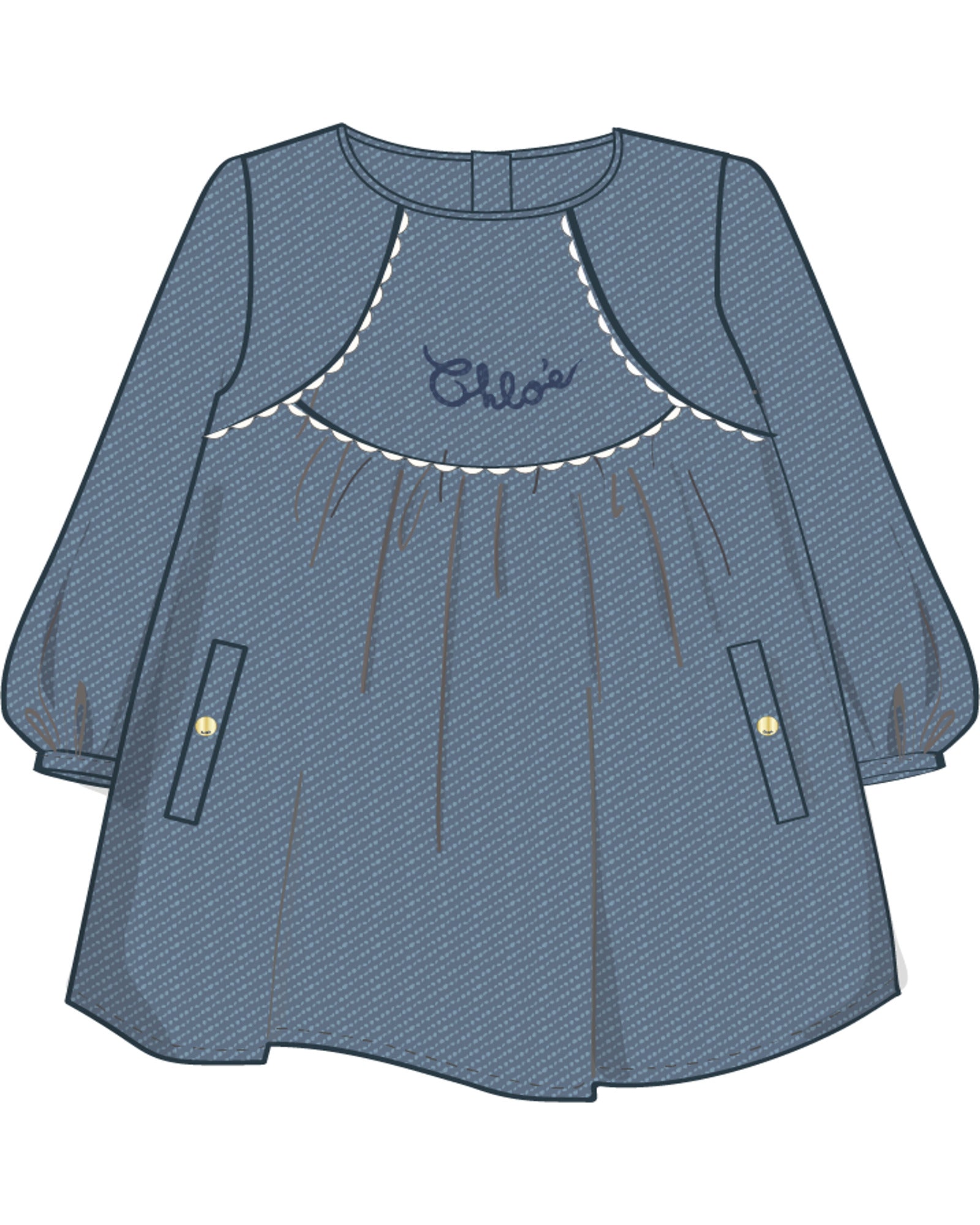 Robe Denim - Denim Blue