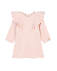 Robe à volants en coton - Bois de Rose