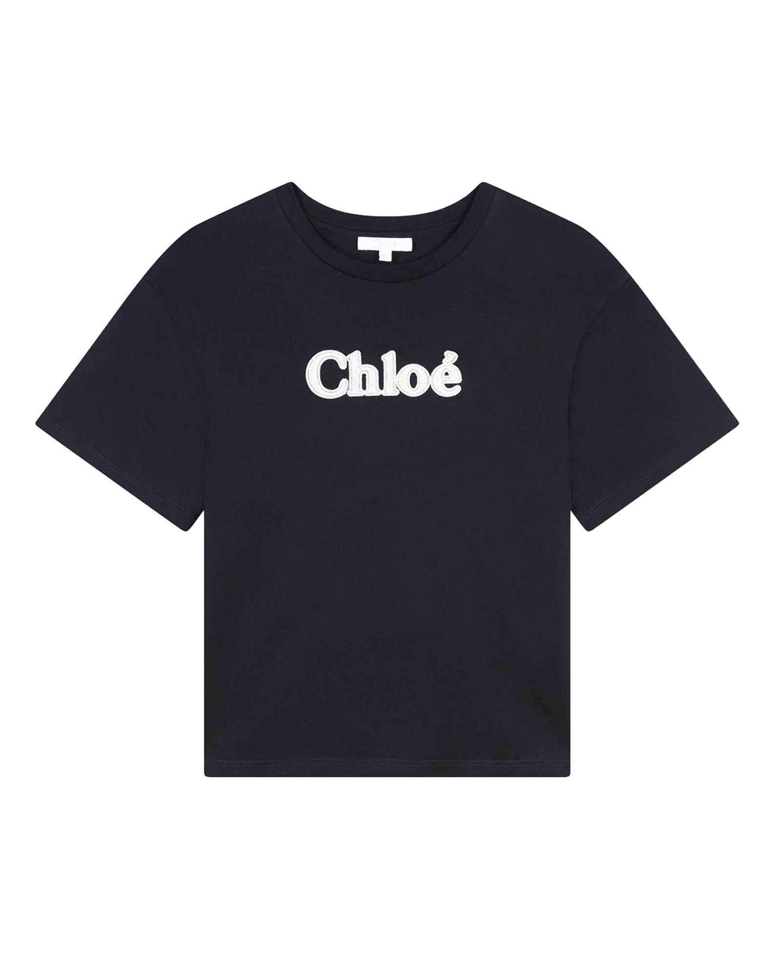 Cotton t-shirt with fancy illustrations - Bleu Amiral