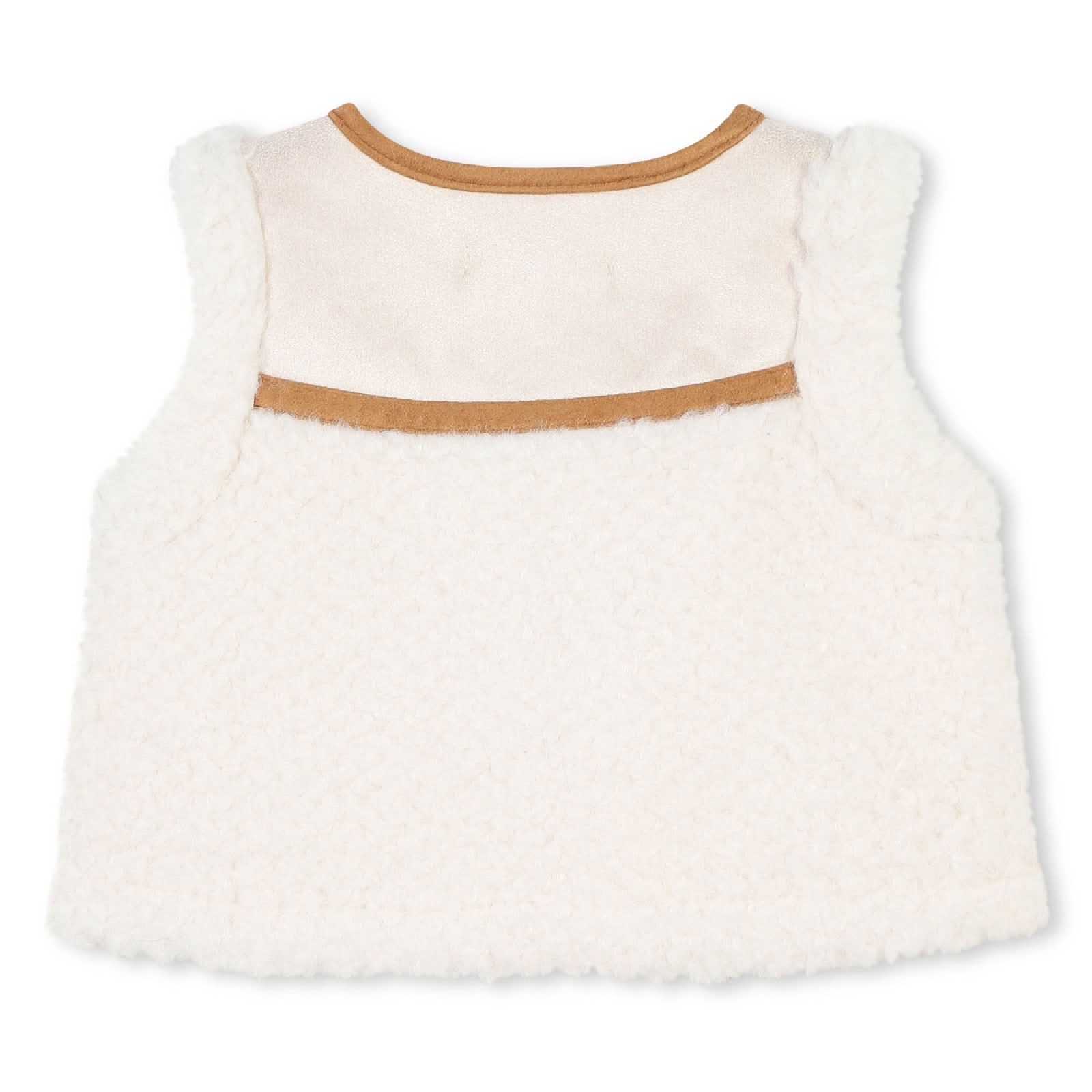 Sleeveless cardigan - Ecru Beige