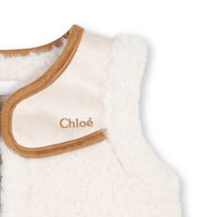 Sleeveless cardigan - Ecru Beige