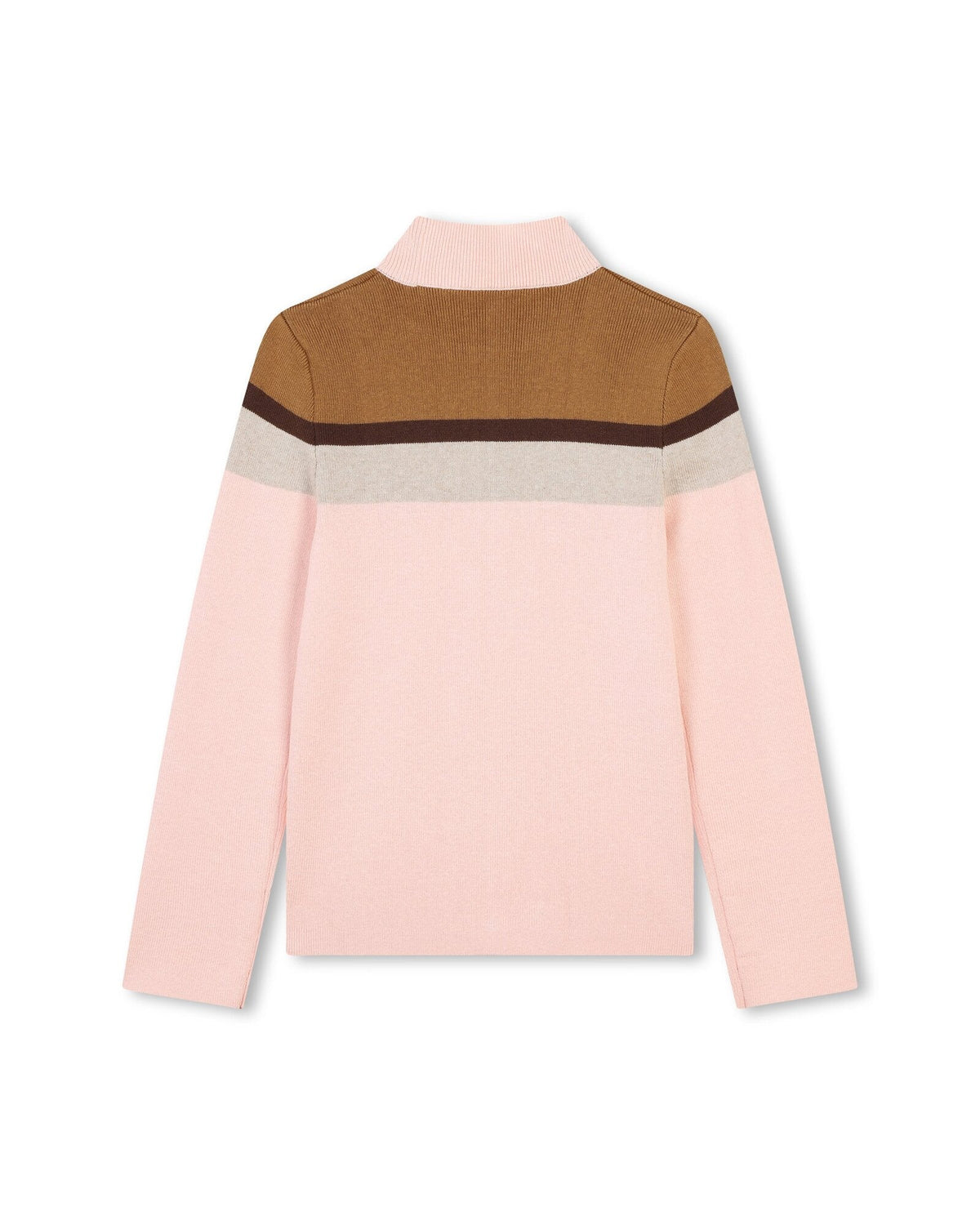Pull à rayures en coton - Bois de Rose