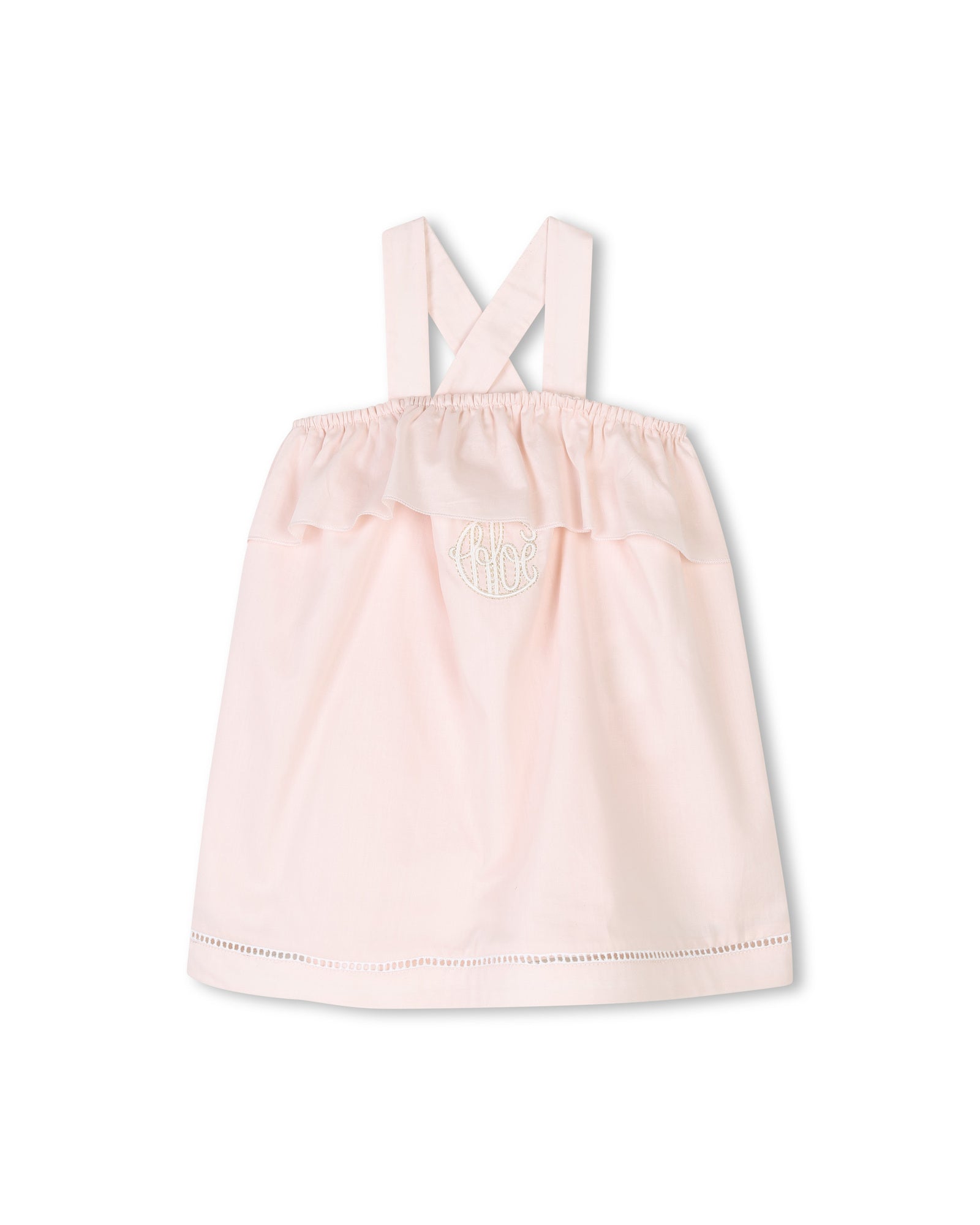 Ensemble 3 pièces en coton - Rose Poudrie