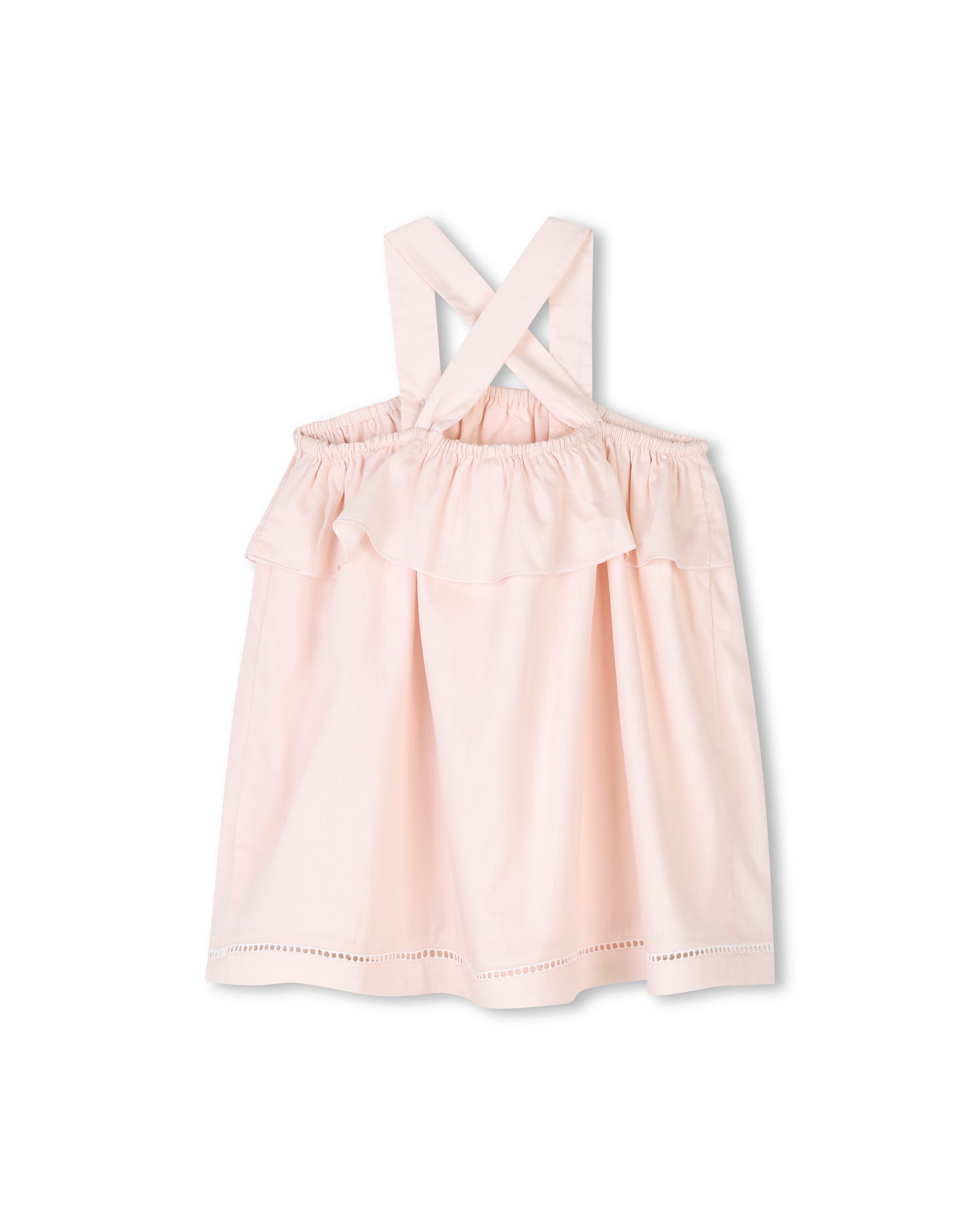 Ensemble 3 pièces en coton - Rose Poudrie