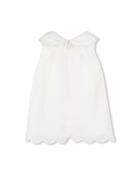 Robe bloomer en soie mélangée - Off White